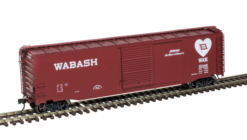 Atlas Master HO 20007520 50' Postwar Single Door Boxcar Wabash WAB #21446