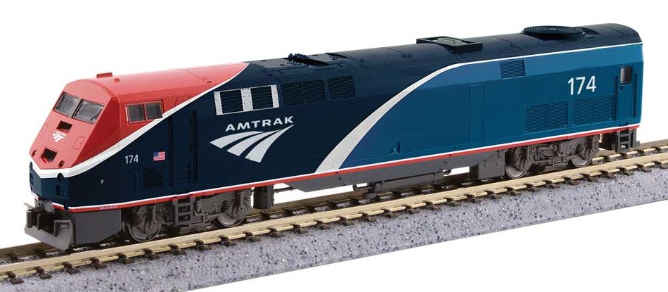 Kato N 176-6041 DCC Ready GE P42 Genesis Locomotive Amtrak 'Phase VII' #174