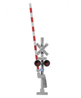 Details Plus N N10102 Grade Crossing Signal w/20-ft Gate Non Lighted  1-Pair