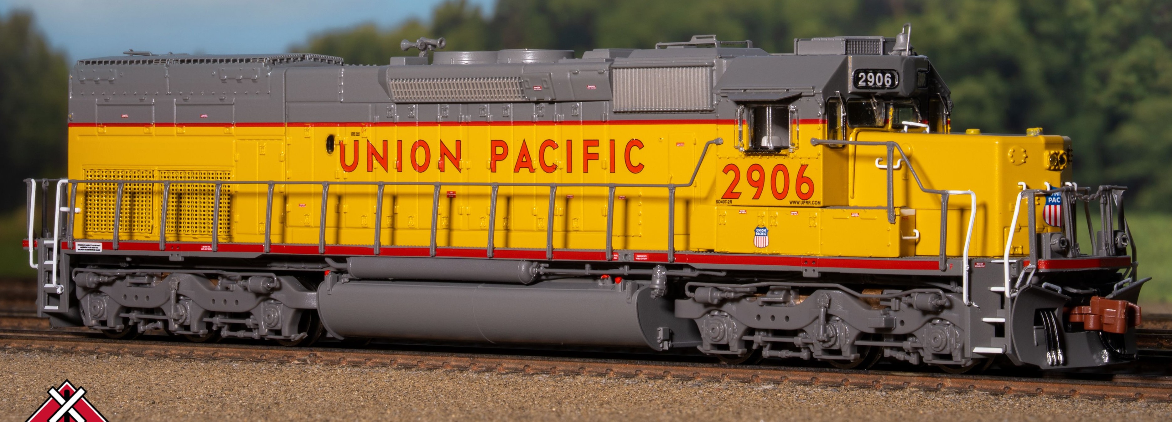 ScaleTrains Rivet Counter N SXT41054 DCC/ESU LokSound V5 EMD SD40T-2 Union Pacific 116" Snoot Nose w/Ditch Lights UP #2906
