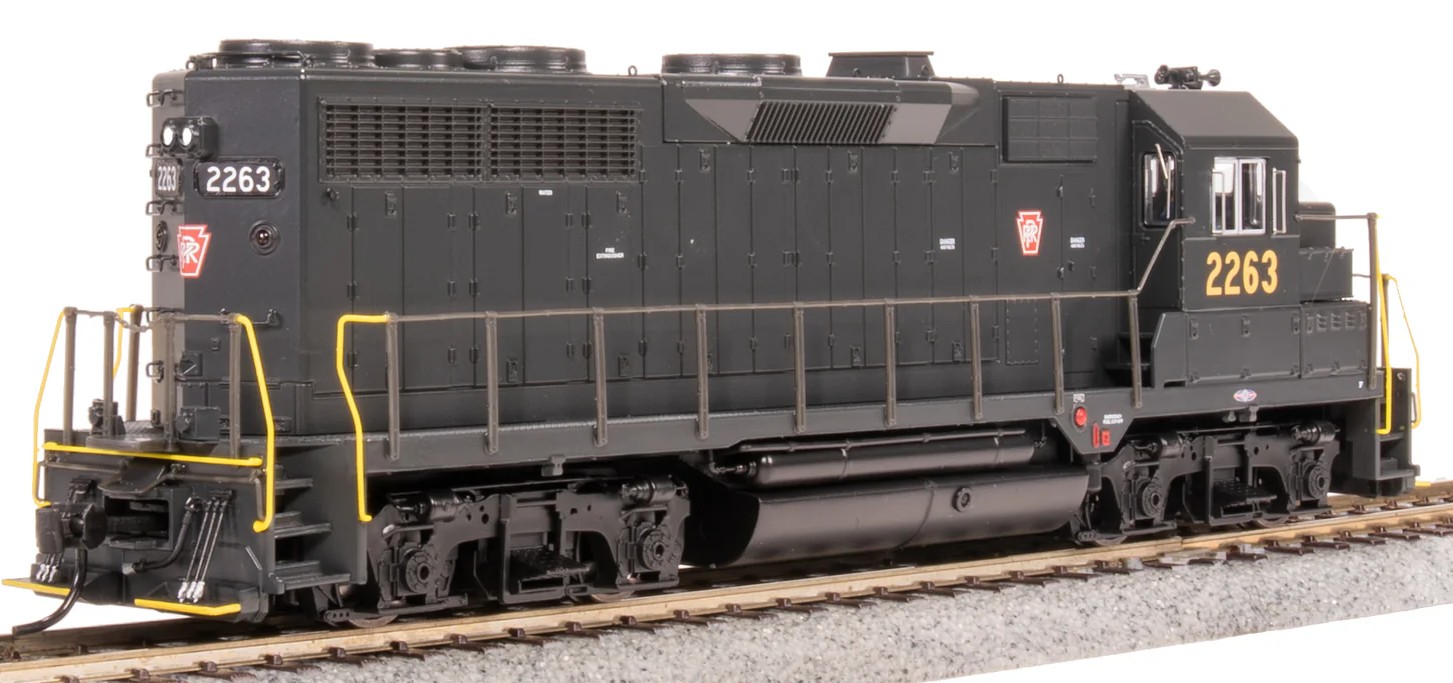 Broadway Limited Imports HO 8943 EMD GP35 Locomotive Stealth Series DCC Ready Pennsylvania RR DGLE Red Keystone PRR #2263
