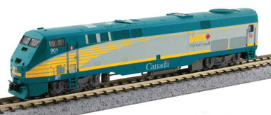 Kato N 176-6042-LS-DMW with DCC/ESU LokSound V5 GE P42 Genesis Locomotive VIA Rail #901