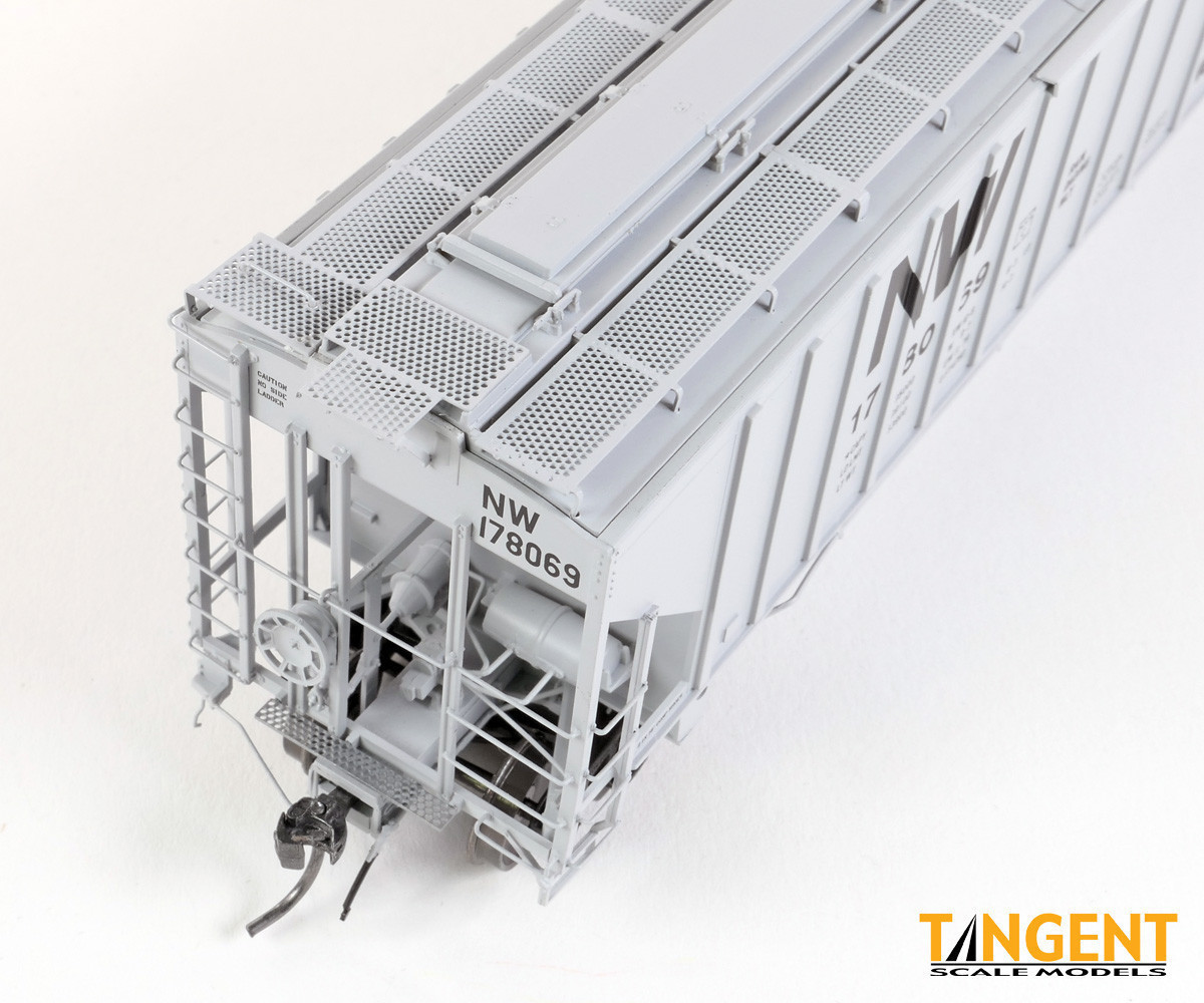 Tangent Scale Models HO 36221-06 NW Roanoke Shops 4750CuFt Covered Hopper Norfolk Western 'Delivery HC-71 1979' NW #178077