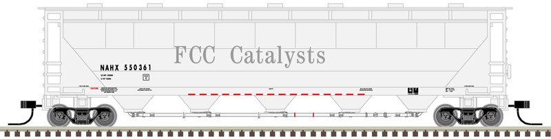 Atlas Master N 50005674 Trinity PD5000 Covered Hopper FCC Catalysts NAHX #550340