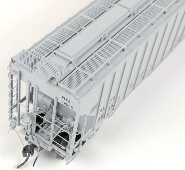 Tangent Scale Models HO 36365-04 PS4750 Covered Hopper Pullman Leasing Co Gray Lease 4-1980 PLCX #22048