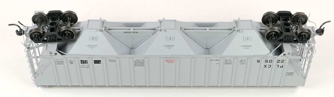 Tangent Scale Models HO 36365-04 PS4750 Covered Hopper Pullman Leasing Co Gray Lease 4-1980 PLCX #22048
