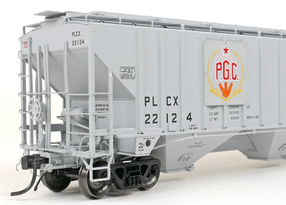 Tangent Scale Models HO 36366-05 PS4750 Covered Hopper Pullman Leasing Co Producer’s Grain 1980 PLCX #22288