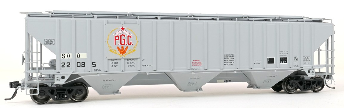 Tangent Scale Models HO 36367-01 PS4750 Covered Hopper Soo Lines ex-Producer’s Grain 1985+ SOO #22085