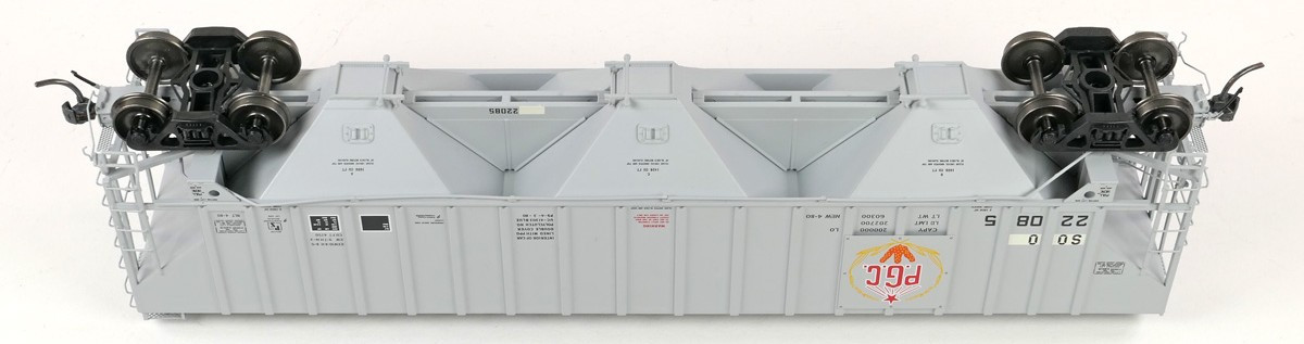 Tangent Scale Models HO 36367-02 PS4750 Covered Hopper Soo Lines ex-Producer’s Grain 1985+ SOO #22232