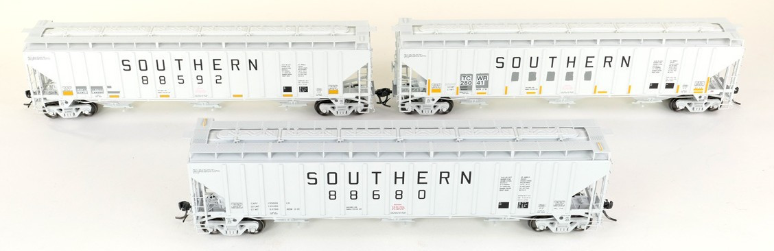 Tangent Scale Models HO 36369-05 PS4750 Covered Hopper Southern Delivery Gray 1981 SOU #88651