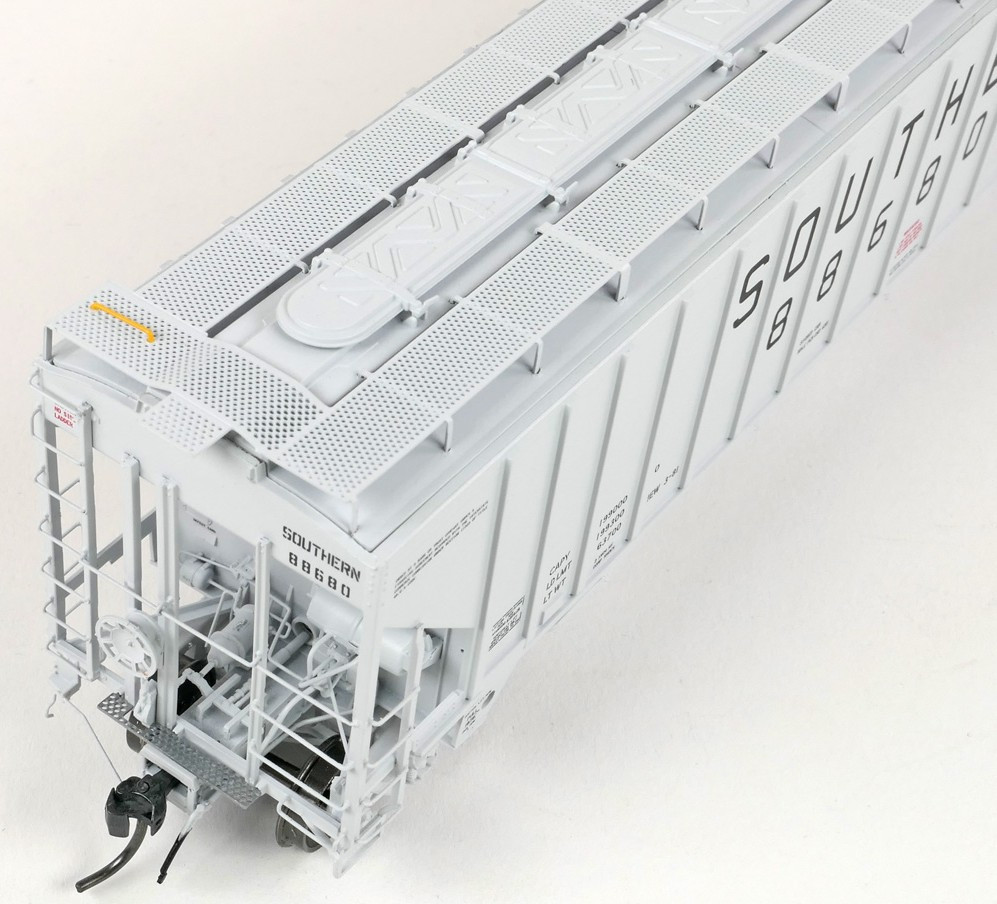 Tangent Scale Models HO 36369-05 PS4750 Covered Hopper Southern Delivery Gray 1981 SOU #88651