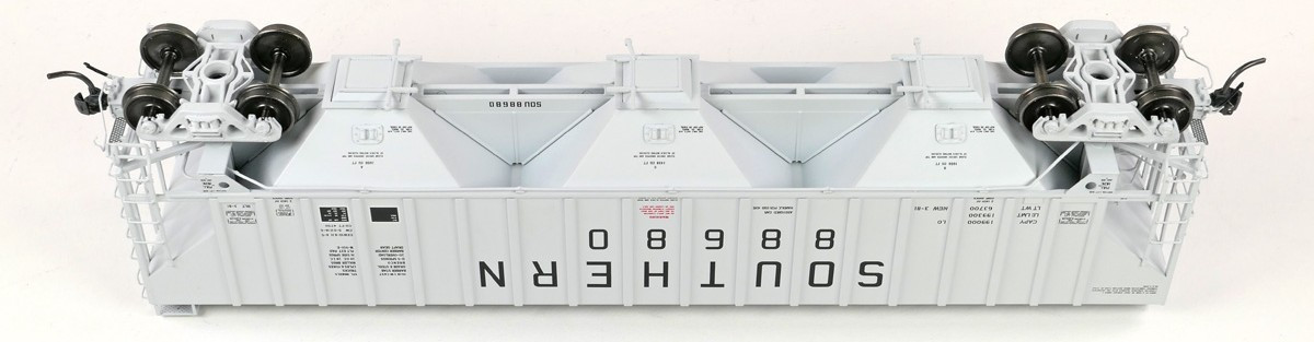 Tangent Scale Models HO 36369-07 PS4750 Covered Hopper Southern Delivery Gray 1981 SOU #88684