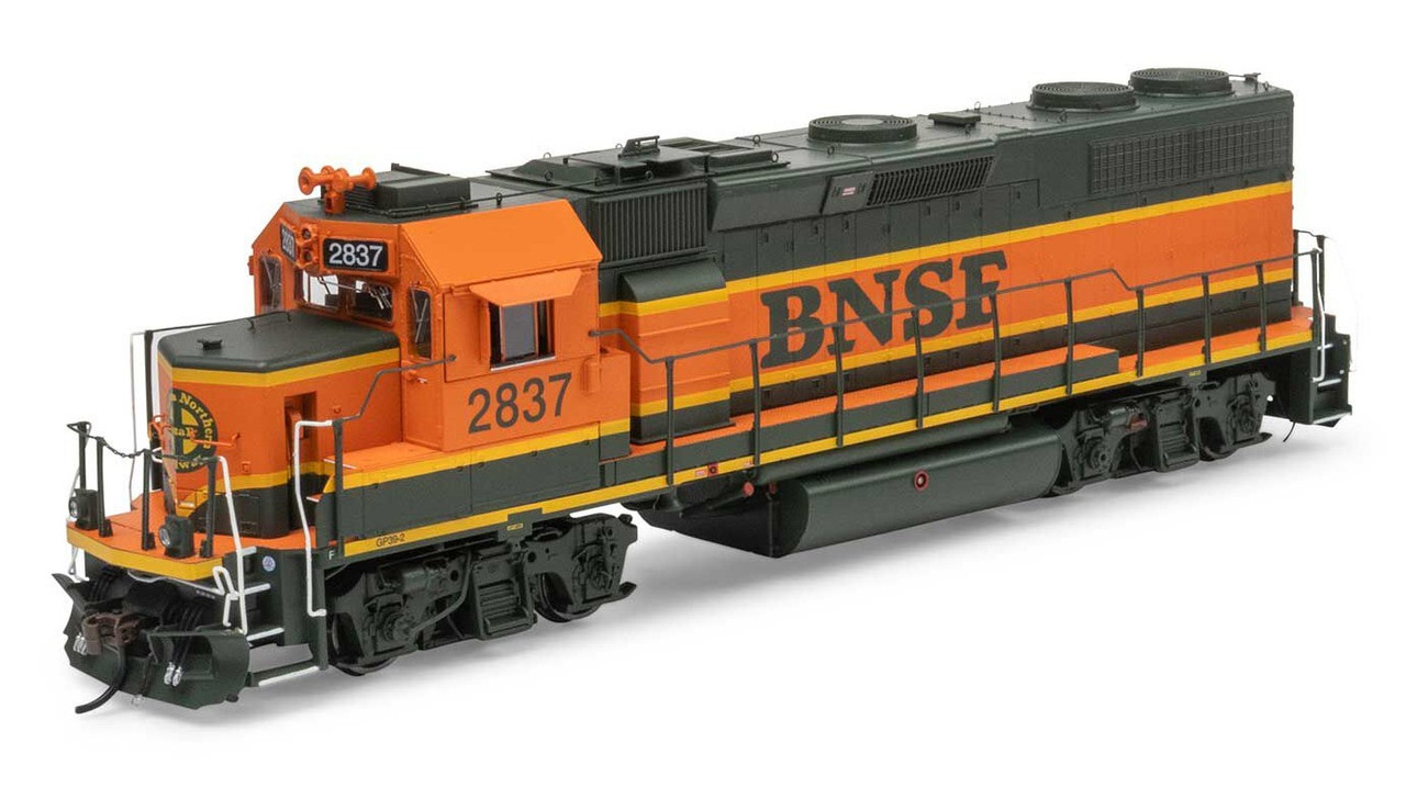 Athearn Genesis HO ATHG66357 DCC/Tsunami 2 Sound Equipped EMD GP39-2u Locomotive BNSF H1 scheme BNSF #2837