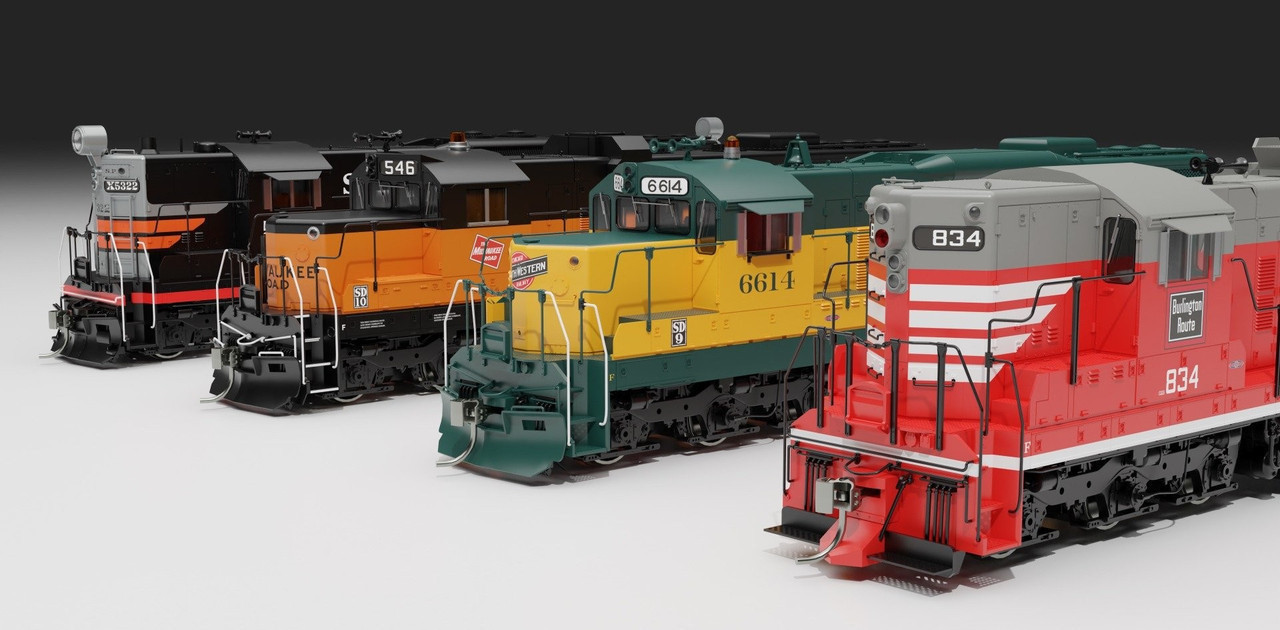 Rapido Trains Inc HO 50614 DCC/ESU Loksound V5 Equipped EMD SD9 Locomotive Baltimore & Ohio B&O #766