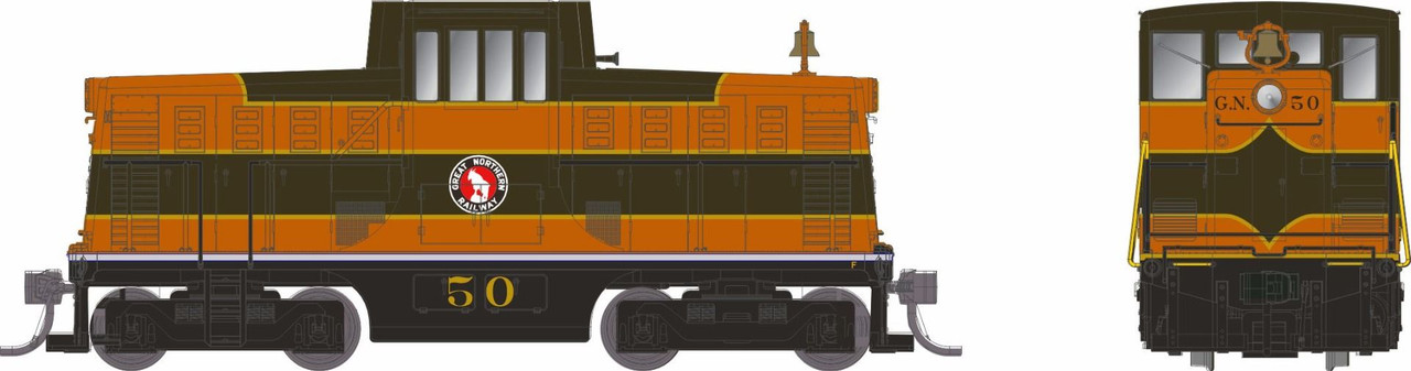 Rapido Trains Inc HO 48548 DCC/ESU LokSound V5 Equipped GE 44-Tonner Locomotive Great Northern GN #50