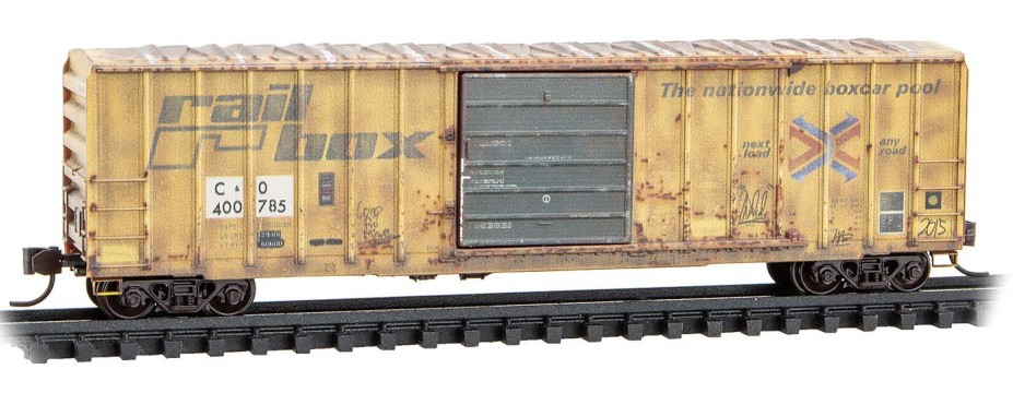Micro Trains Line N 025 44 443 50' Rib-Side Single-Door Boxcar