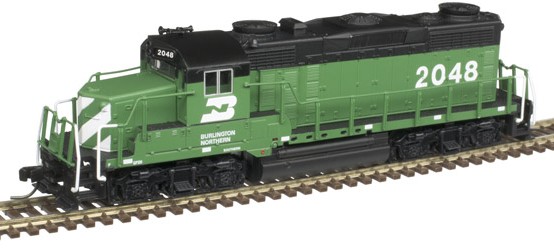 Atlas Master Gold Series N 40004509 DCC/ESU LokSound V5 Equipped EMD GP20 Locomotive Burlington Northern BN #2058