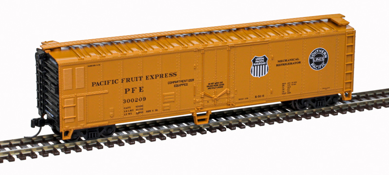 Atlas Trainman N 50006469 50ft Mechanical Reefer Pacific Fruit Express PFE #300209