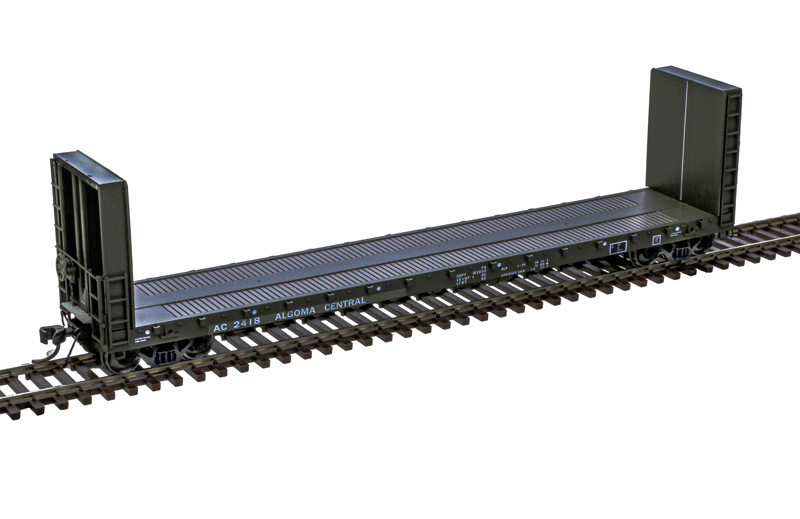 Atlas Master HO 20007090 51'6" Bulkhead Flatcar Algoma Central AC #2424