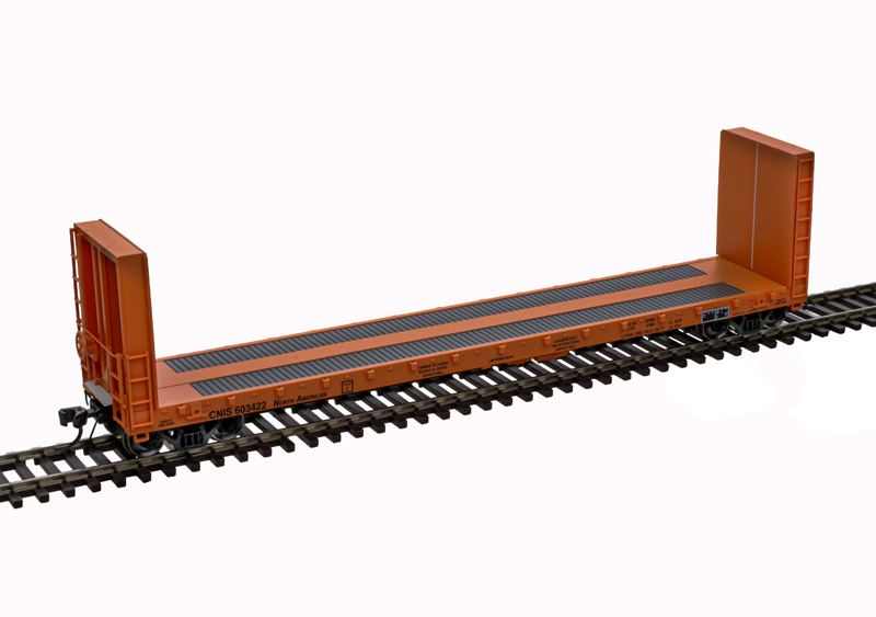 Atlas Master HO 20007097 51'6" Bulkhead Flatcar Canadian National International Service CNIS #603405