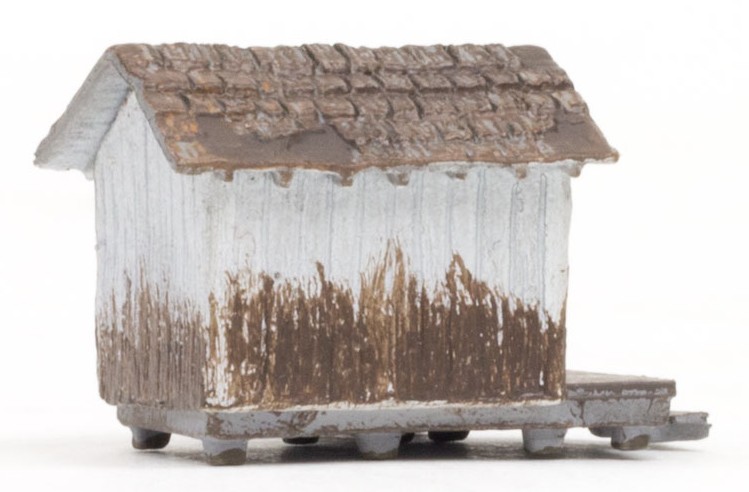 Woodland Scenics N BR4948 Built-&-Ready Landmark Structure Wood Shack Assembled