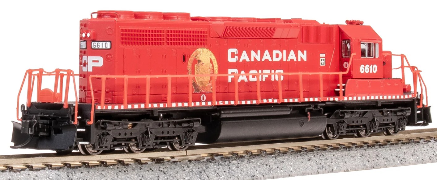 Broadway Limited Imports N 9465 EMD SD40-2 Locomotive Paragon4 Sound/DC/DCC Canadian Pacific 'Golden Beaver Scheme' CP #6610
