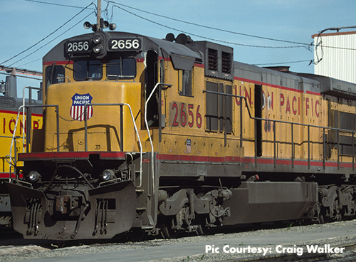 Rapido Trains Inc HO 42628 DCC/ESU LokSound V5 Equipped GE C36-7 Locomotive Union Pacific '1996 Renumber' UP #2621