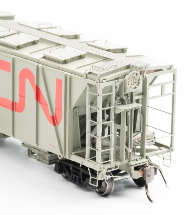 Rapido Trains Inc HO 149009A Enterprise Covered Hopper CN 'Red Noodle' #1 CN Single Car