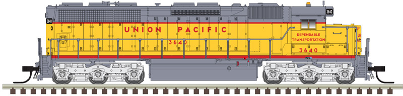 Atlas Master Silver Series N 40006006 DCC Ready EMD SD45 Locomotive Union Pacific UP #3626