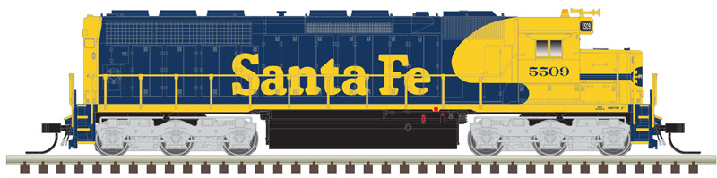 Atlas Master Gold Series N 40006020 DCC/Tsunami 2 Sound Equipped EMD SD45 Locomotive Santa Fe ATSF #5509