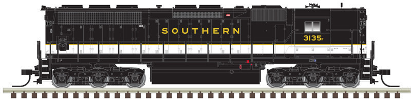 Atlas Master Gold Series N 40006025 DCC/Tsunami 2 Sound Equipped EMD SD45 Locomotive Southern Railway SOU #3163
