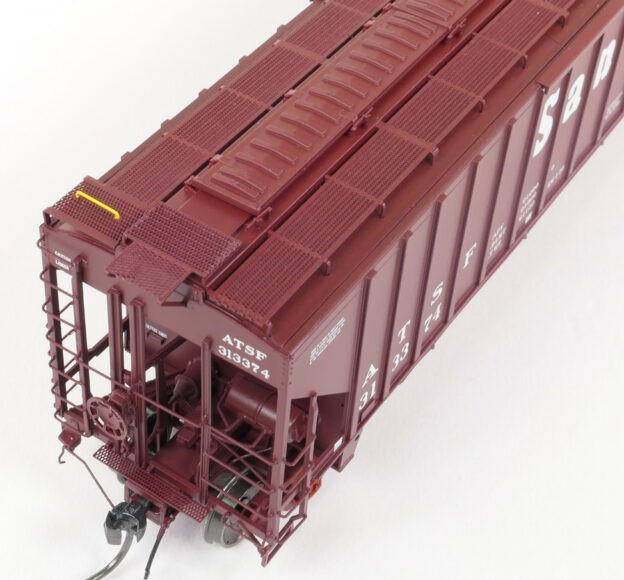 Tangent Scale Models HO 36372-01 PS4750 Covered Hopper Atchison, Topeka and Santa Fe 'GA-180 Delivery 1-1973' ATSF #313325