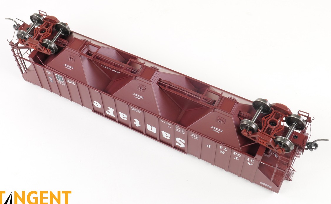Tangent Scale Models HO 36372-01 PS4750 Covered Hopper Atchison, Topeka and Santa Fe 'GA-180 Delivery 1-1973' ATSF #313325