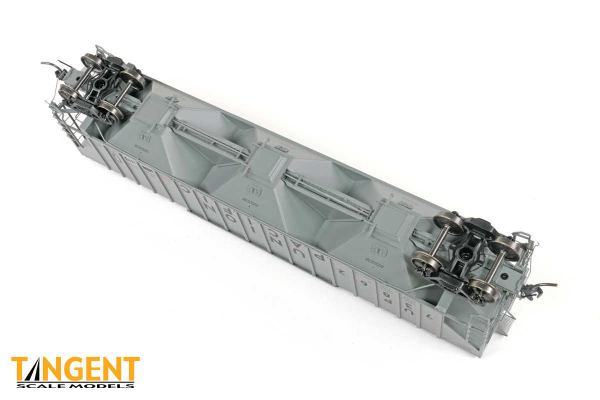 Tangent Scale Models HO 36373-02 PS4750 Covered Hopper Union Pacific 'Delivery Gray CH-100-28 3-1974' UP #73862