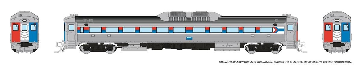 Rapido Trains Inc N 516001 DCC Ready Budd RDC-1 Phase 1 Amtrak 'Phase II' Scheme