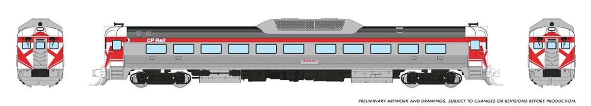 Rapido Trains Inc N 516007 DCC Ready Budd RDC-1 Phase 2 CP Rail 'Action Red' Scheme