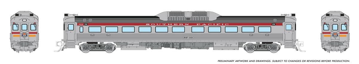 Rapido Trains Inc N 516012 DCC Ready Budd RDC-1 Phase 1 Southern Pacific 'Delivery' SP #10