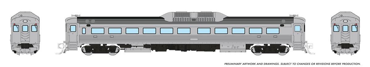 Rapido Trains Inc N 516094 DCC Ready Budd RDC-1 Phase 1 Painted Unlettered
