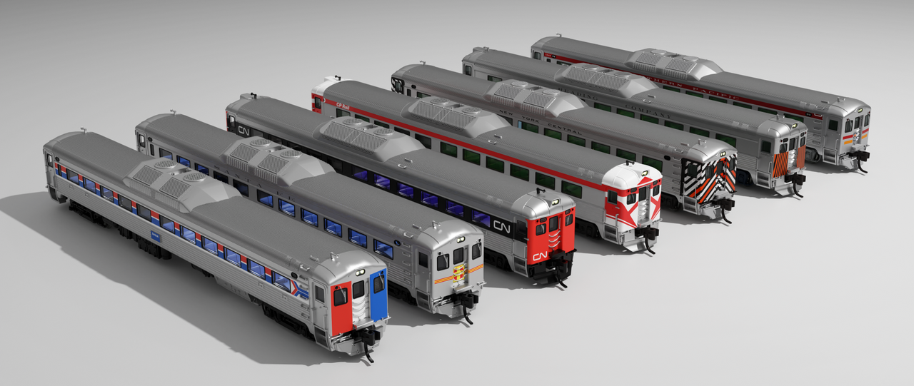 Rapido Trains Inc N 516510 DCC/ESU LokSound V5 Equipped Budd RDC-1 Phase 1 New York Central 'Stripes' Scheme