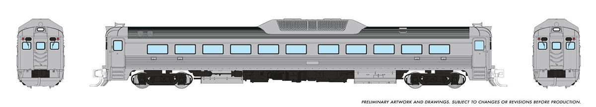 Rapido Trains Inc N 516595 DCC/ESU LokSound V5 Equipped Budd RDC-1 Phase 2 Painted Unlettered