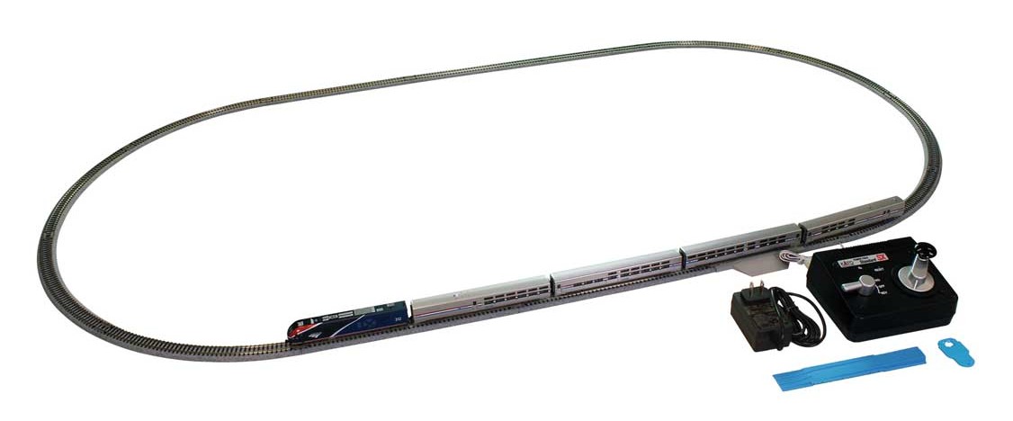 Kato N 106-0047 DCC Ready Amtrak Viewliner II Starter Set with Siemens ALC-42 Locomotive