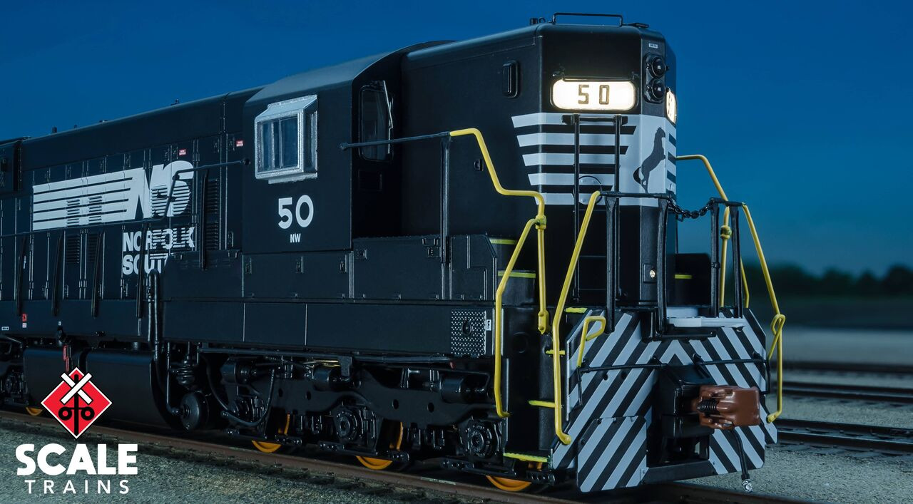 ScaleTrains Rivet Counter HO SXT41180 DCC/ESU Loksound 5 Equipped EMD SD9M Locomotive Norfolk Southern 'Thoroughbred' NS #51