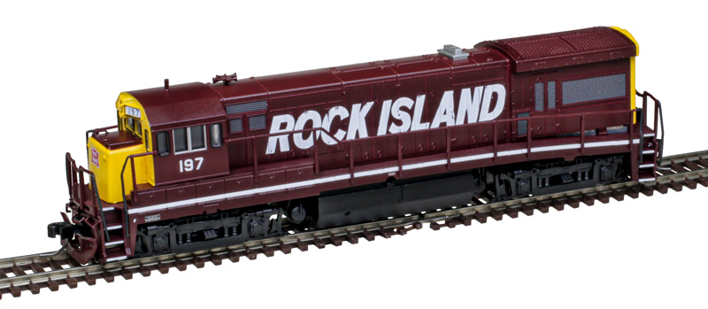 Atlas Master Silver Series N 40005945 DCC Ready GE U33 Locomotive Rock Island RI #193