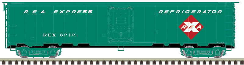 Atlas Master HO 20007647 REA Steel Express Reefer Railway Express Agency 'Late 1960s Scheme' REA #6212