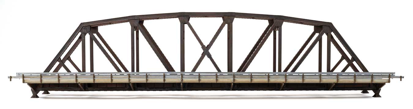 Walthers Cornerstone HO 933-4523 Truss Railroad Bridge with Roadway - Kit