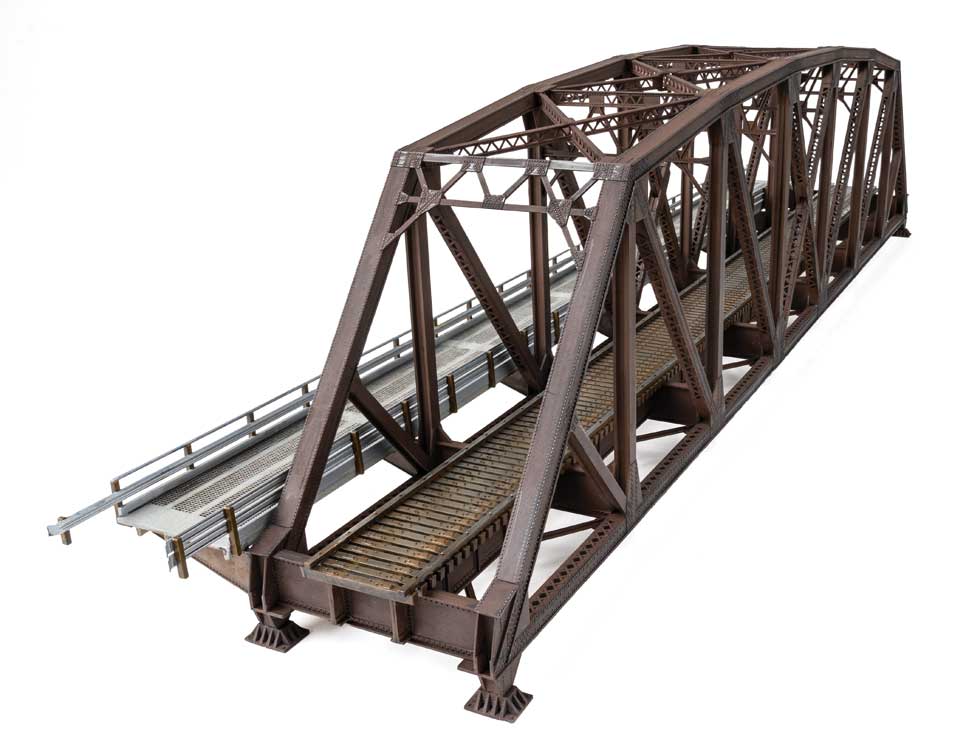 Walthers Cornerstone HO 933-4523 Truss Railroad Bridge with Roadway - Kit