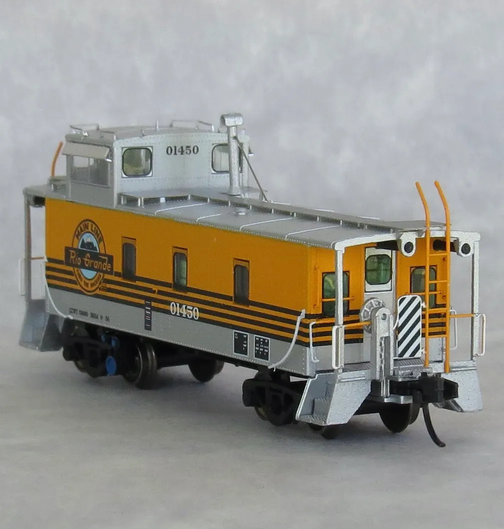 Trainworx N 3140150 DRGW 1400-Series Steel Cupola Caboose Denver & Rio Grande Western '4 stripe scheme' DRGW #01450