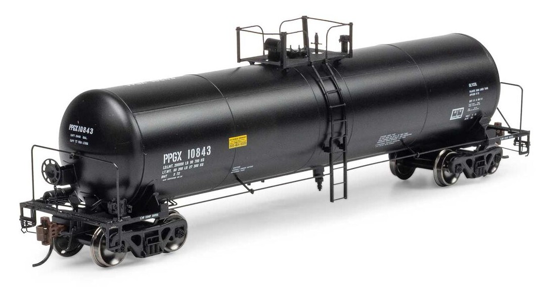 Athearn Genesis HO ATHG-1312 GATC 20K Gallon Tank Car PPGX #10843