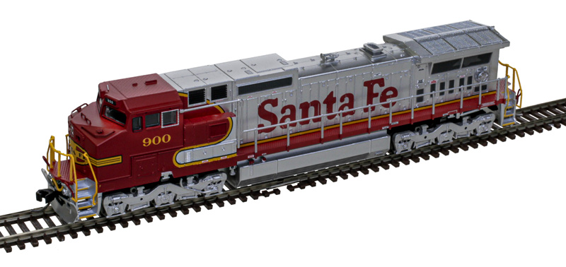 Atlas Master Silver Series N 40005841 DCC Ready DASH 8-40CW Locomotive Santa Fe 'Warbonnet' ATSF #900