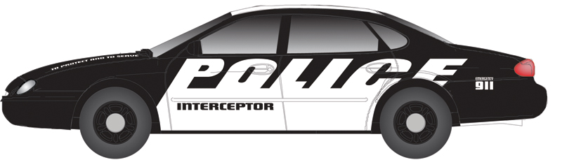 Atlas HO 30000153 1996 Ford Taurus 4-Door Sedan Police Interceptor